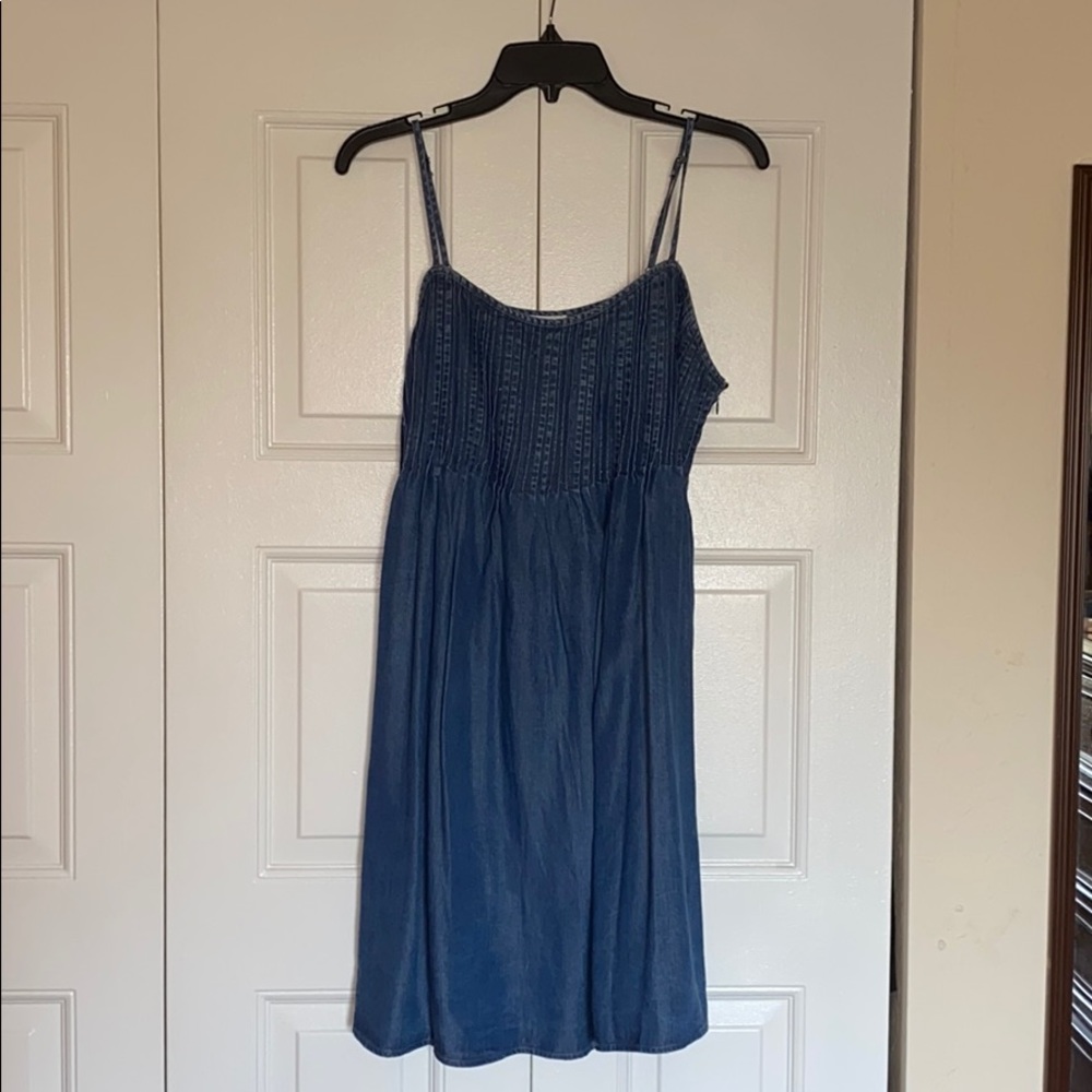 NWT a loves a empire waist chambray dress size LG